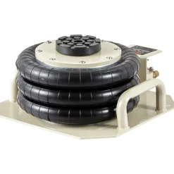 VEVOR Air Jack, 3 Ton/6600 lbs Triple Bag Air Jack, Airbag Jack with Six Steel Pipes, Lift up to 17.7 inch/450 mm, 3-5 s Fast Lifting Pneumatic Jack, with Side Handles for Car, Garage, Repair (White)