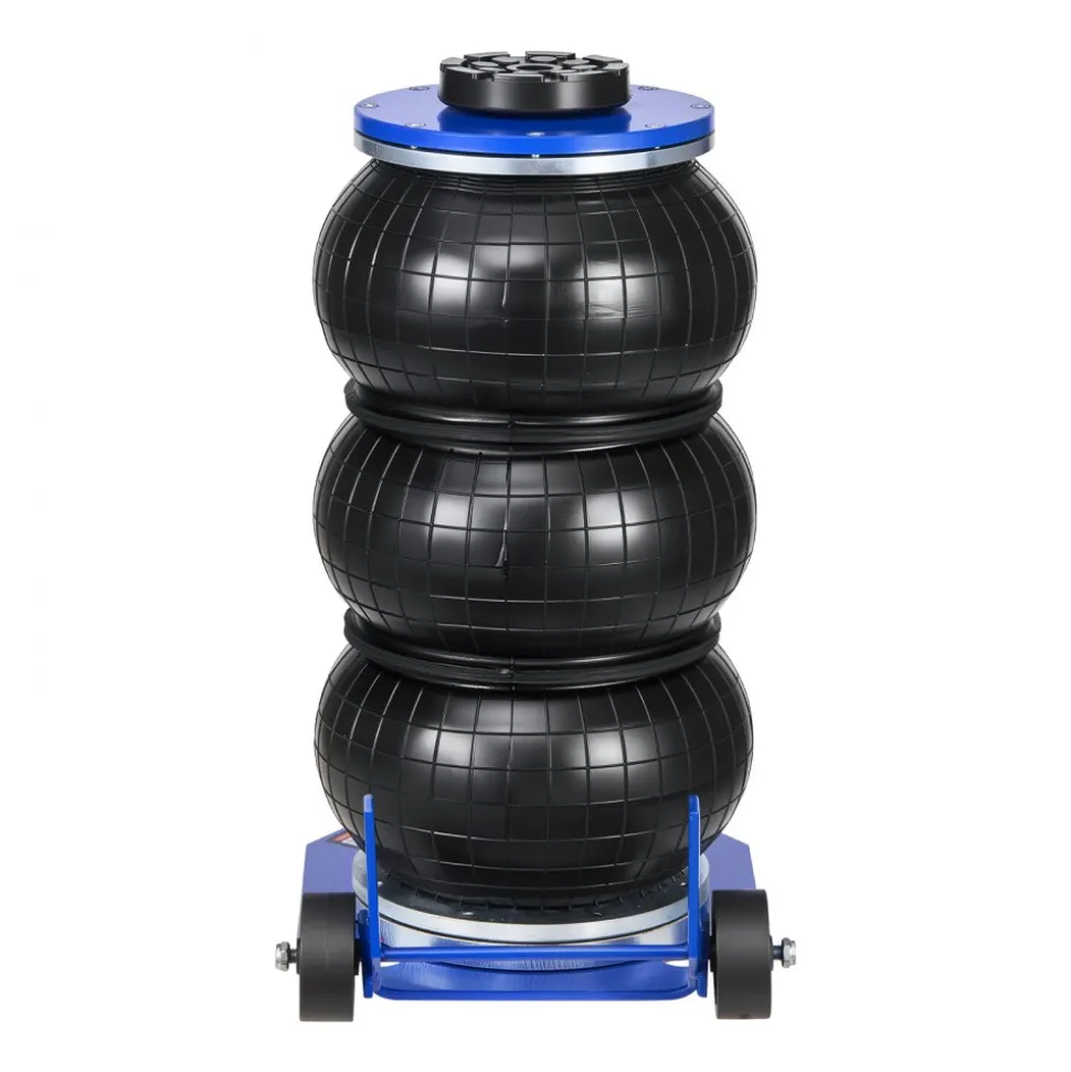 VEVOR Air Jack, 3 Ton/6613 lbs Triple Bag Air Jack, Airbag with Six Steel Pipes, Lift Up to 17.7 inch/450 mm, 1-6 s Fast Lifting Pneumatic with Long Handle & Rubber Pad for Cars, SUVs, Pickup Trucks