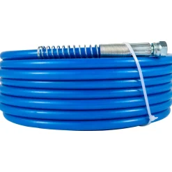 VEVOR Airless Paint Spray Hose Kit, 50ft 3600 psi High Pressure Fiber Tube with 8 inch Extension Rod Pole, Including 517 Tip and Tip Guard, 1/4" Swivel Joint for Homes Buildings Decks or Fences
