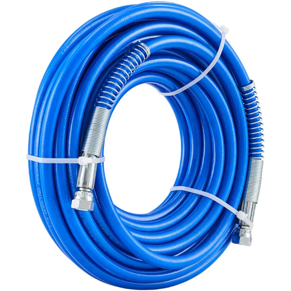 VEVOR Airless Paint Spray Hose Kit, 50ft 3600 psi High Pressure Fiber Tube with 8 inch Extension Rod Pole, Including 517 Tip and Tip Guard, 1/4" Swivel Joint for Homes Buildings Decks or Fences