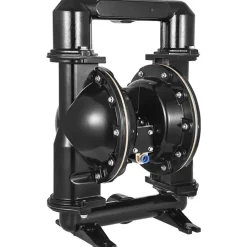 VEVOR Air-Operated Double Diaphragm Pump, 2 inch Inlet & Outlet, Aluminum Alloy Body, 75 GPM & Max 120PSI, Nitrile Diaphragm Transfer Pump for Petroleum, Diesel, Oil and Low Viscosity Fluids