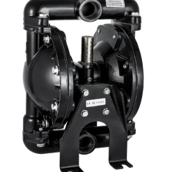 VEVOR Air-Operated Double Diaphragm Pump 1 inch Inlet Outlet Aluminum 24 GPM Max 120PSI for Industrial Use