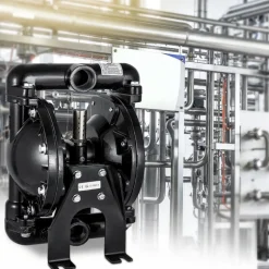 VEVOR Air-Operated Double Diaphragm Pump 1 inch Inlet Outlet Aluminum 24 GPM Max 120PSI for Industrial Use