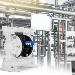 VEVOR Air Operated Double Diaphragm Pump, 35 GPM, 1 inch Inlet & Outlet Pneumatic Waste Oil Transfer Pump, Max 114 PSI, Aluminum Alloy Body, Air-Operated for Diesel, Grease, Kerosene, Gasoline & Oil