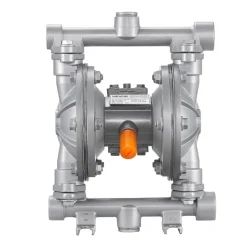VEVOR Air Operated Double Diaphragm Pump, 6.6 GPM, 3/8 inch Inlet & Outlet Pneumatic Waste Oil Transfer Pump, Max 100 PSI, Aluminum Alloy Body, Air-Operated for Diesel, Grease, Kerosene, Gasoline