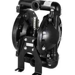 VEVOR Air-Operated Double Diaphragm Pump 1 inch Inlet Outlet Aluminum 35 GPM Max 120PSI, Nitrile Diaphragm, QBY4-25L-1inch-35