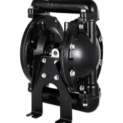 VEVOR Air-Operated Double Diaphragm Pump 1 inch Inlet Outlet Aluminum 35 GPM Max 120PSI, Nitrile Diaphragm, QBY4-25L-1inch-35