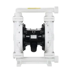 VEVOR Air Operated Double Diaphragm Pump, 25 GPM, 1 inch Inlet & Outlet Pneumatic Waste Oil Transfer Pump, Max 100 PSI, Polypropylene Body, Air-Operated for Diesel, Grease, Kerosene, Gasoline & Oil
