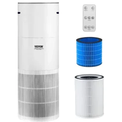 VEVOR Air Purifier, Covers Up to 1090 ft² in One Hour, True HEPA 11 Filter, 22dB Quiet, Filters Up to 95% of Pollen, Smoke, Dust, Pet Dander, Odor, Hair, Air Cleaner for Home, Large Room, Bedroom