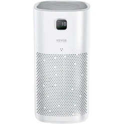 VEVOR Air Purifier, H13 HEPA Layer, 2018 ft²/h Smart Air Purifier with Speed Control & Child Lock Guard, Efficient Air Cleaner with Convenient Touch Panel & 23 dB Sleep Mode, Fit for Home & Office
