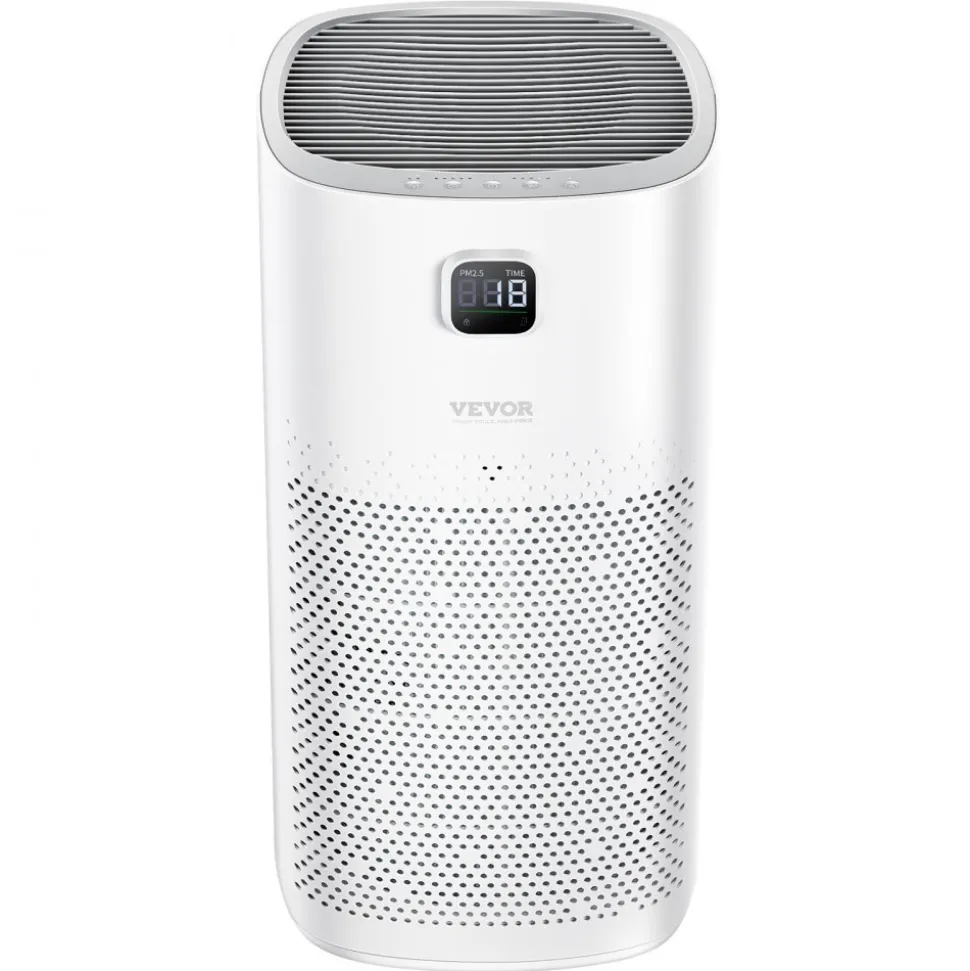 VEVOR Air Purifier, H13 HEPA Layer, 2018 ft²/h Smart Air Purifier with Speed Control & Child Lock Guard, Efficient Air Cleaner with Convenient Touch Panel & 23 dB Sleep Mode, Fit for Home & Office