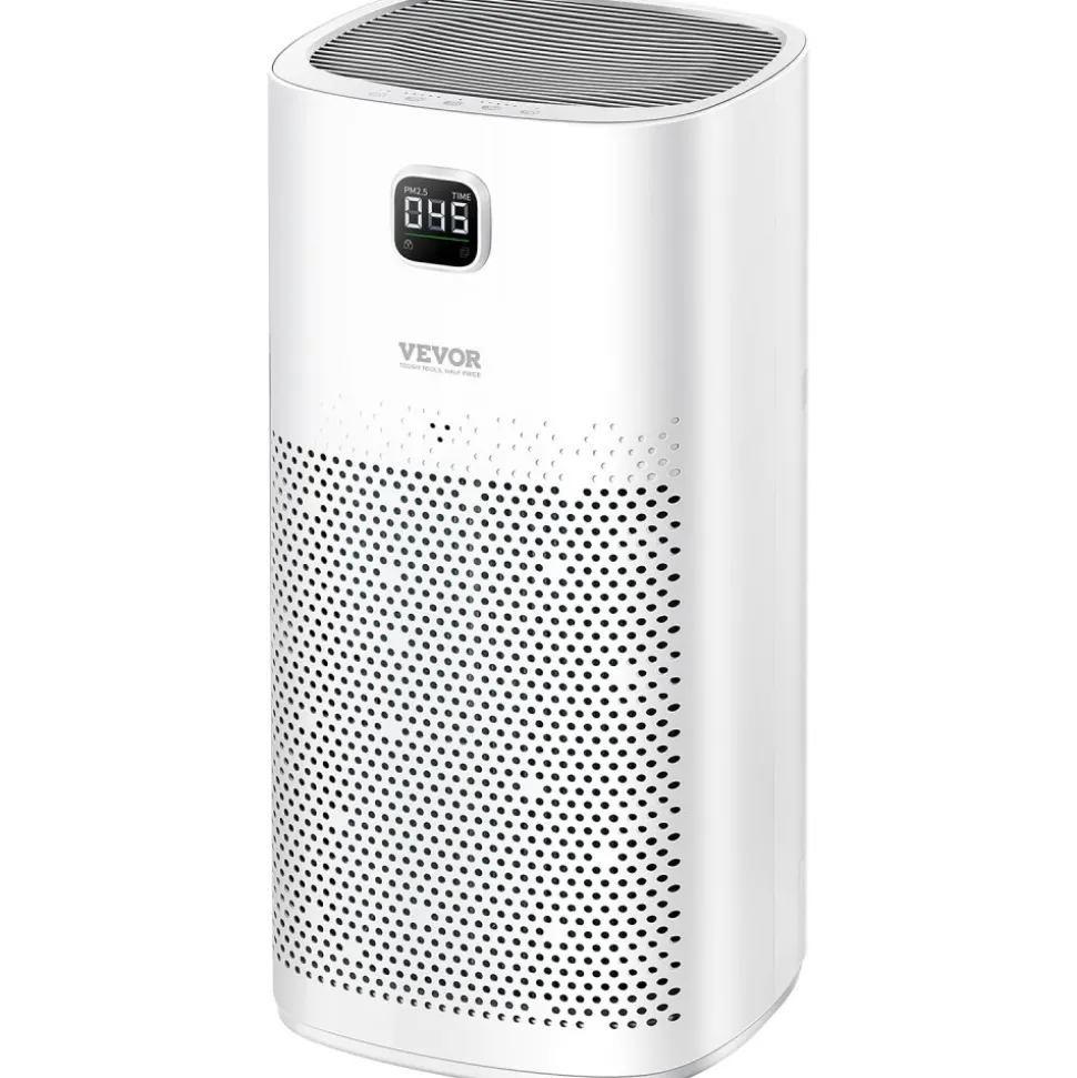 VEVOR Air Purifier, H13 HEPA Layer, 2018 ft²/h Smart Air Purifier with Speed Control & Child Lock Guard, Efficient Air Cleaner with Convenient Touch Panel & 23 dB Sleep Mode, Fit for Home & Office