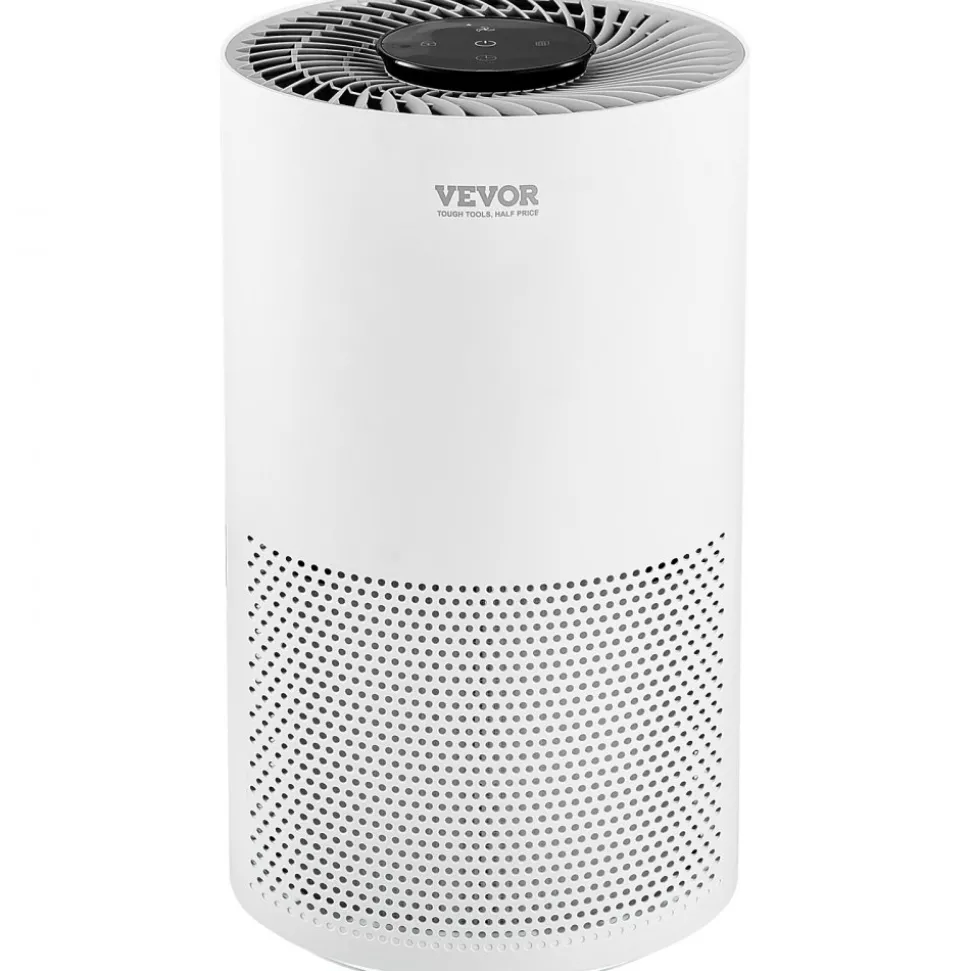 VEVOR Air Purifier, H13 HEPA Layer, 1200 ft²/h Smart Air Purifier with Speed Control & Child Lock Guard, Efficient Air Cleaner with Convenient Touch Panel & 23 dB Sleep Mode, Fit for Home & Office
