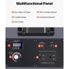 VEVOR Air Scrubber with 3-Stage Filtration, Stackable Negative Air Machine 550 CFM, Air Cleaner with MERV10, Carbon, H13 HEPA, for Home, Industrial and Commercial Use