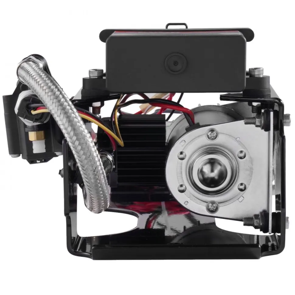 VEVOR Air Shock Controller Kit, 12V 100PSI Wireless On Board Air Compressor System, App or Remote Control Air Ride Suspension Compressor Kit with Single Path System, Inflator & Air Line for Truck Van