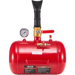 VEVOR Air Tire Bead Seater, 5 Gal / 18.9 L, Heavy Duty Tire Bead Blaster Tool, 87-116 PSI Operating Pressure, Air Trigger Seating Inflator for Pickup, Truck, ATV, Jeep, Van, Lawn Tractor, RV, Red