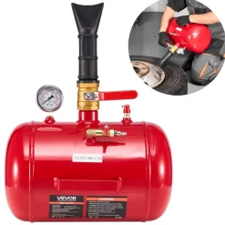 VEVOR Air Tire Bead Seater, 5 Gal / 18.9 L, Heavy Duty Tire Bead Blaster Tool, 87-116 PSI Operating Pressure, Air Trigger Seating Inflator for Pickup, Truck, ATV, Jeep, Van, Lawn Tractor, RV, Red