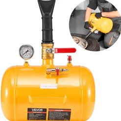 VEVOR Air Tire Bead Seater, 5 Gal / 18.9 L, Heavy Duty Tire Bead Blaster Tool, 87-116 PSI Operating Pressure, Air Trigger Seating Inflator for Pickup, Truck, ATV, Jeep, Van, Lawn Tractor, RV, Yellow