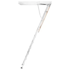 VEVOR Aluminum Attic Ladder, Fits 9.8'-10.3'/7.66'-9.8' Ceiling Height, 54" x 22.5" Opening, 375 lbs Load Capacity, Multi-Purpose Foldable Lightweight and Portable Attic Stairs for Convenient Access
