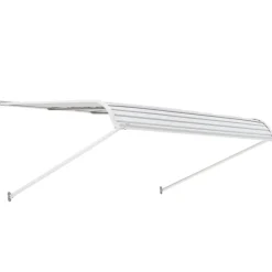 VEVOR Aluminum Awning 60 x 42 in, Durable Window Awning Door Canopy, Lightweight and Stable Aluminum Awnings for Doors Exterior Rain Snow Sunlight Protection for Door Entrance Windows Patio Porch