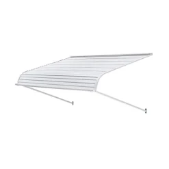 VEVOR Aluminum Awning 60 x 42 in, Durable Window Awning Door Canopy, Lightweight and Stable Aluminum Awnings for Doors Exterior Rain Snow Sunlight Protection for Door Entrance Windows Patio Porch
