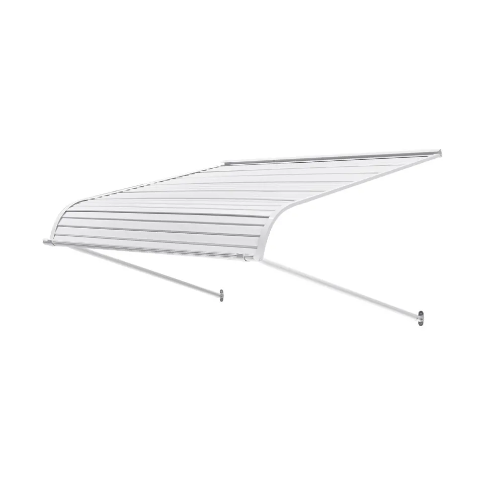 VEVOR Aluminum Awning 48 x 42 in, Durable Window Awning Door Canopy, Lightweight and Stable Aluminum Exterior Awnings Rain Snow Sunlight Protection for Door Entrance Windows Patio Porch