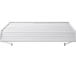 VEVOR Aluminum Awning 48 x 42 in, Durable Window Awning Door Canopy, Lightweight and Stable Aluminum Exterior Awnings Rain Snow Sunlight Protection for Door Entrance Windows Patio Porch