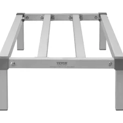 VEVOR Aluminum Dunnage Rack, 48” x 20” Commercial Food Floor Rack, 8” Off the Floor, 1000 lbs Capacity All-Welded Aluminum Storage Rack, for Storage in Restaurants, Kitchens, Garages and Vehicles