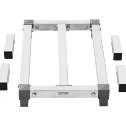 VEVOR Aluminum Dunnage Rack, 48” x 14” Commercial Food Floor Rack, 8” Off the Floor, 1000 lbs Capacity All-Welded Aluminum Storage Rack, for Storage in Restaurants, Kitchens, Garages and Vehicles