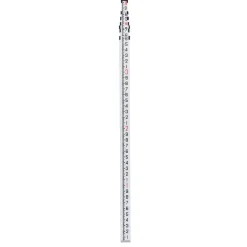 VEVOR Aluminum Grade Rod, 20-Feet/10ths 6 Sections Telescopic Measuring Rod,Double-Sided Scale 1/10ft Leveling Rod Stick, Aluminum Alloy Survey Rod w/ Bubble Level &Carrying Bag for Houses,Walls,Floor