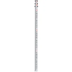 VEVOR Aluminum Grade Rod, 9-Feet/10ths 3 Sections Telescopic Measuring Rod,Double-Sided Scale 1/10ft Leveling Rod Stick,Aluminum Alloy Survey Rod with Bubble Level&Carrying Bag for Houses,Walls,Floors