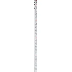 VEVOR Aluminum Grade Rod, 14-Feet/8ths 4 Sections Telescopic Measuring Rod, Double-Sided Scale 1/8in Leveling Rod Stick, Aluminum Alloy Survey Rod w/ Bubble Level &Carrying Bag for Houses,Walls,Floors