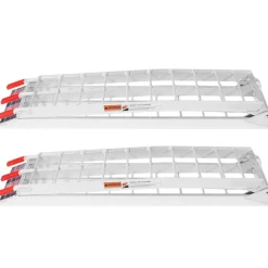 VEVOR Aluminum Ramps, 1500 lbs Folding Loading Ramps for Pickup Trucks Bed, Trailers Ramp with Load Straps for Dirt Bike, UTV, ATV, Trucks, Lawn Mowers, Snowblower, Cargo Trailer, 89