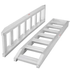 VEVOR Aluminum Ramps, 6800 lbs, Heavy-duty Ramps with Top Hook Attaching End, Universal Loading Ramp for Motorcycle, Tractor, ATV/UTV, Trucks, Lawn Mower, 72