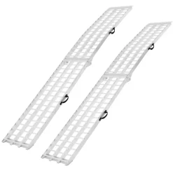 VEVOR Aluminum Ramps, 2000 lbs, 2Pcs Heavy-duty Ramps with Wider Ramp Surface, Universal Stable Loading Ramp with Handles, Fit for ATV, UTV, Motorcycle, Electric Bicycle, etc.
