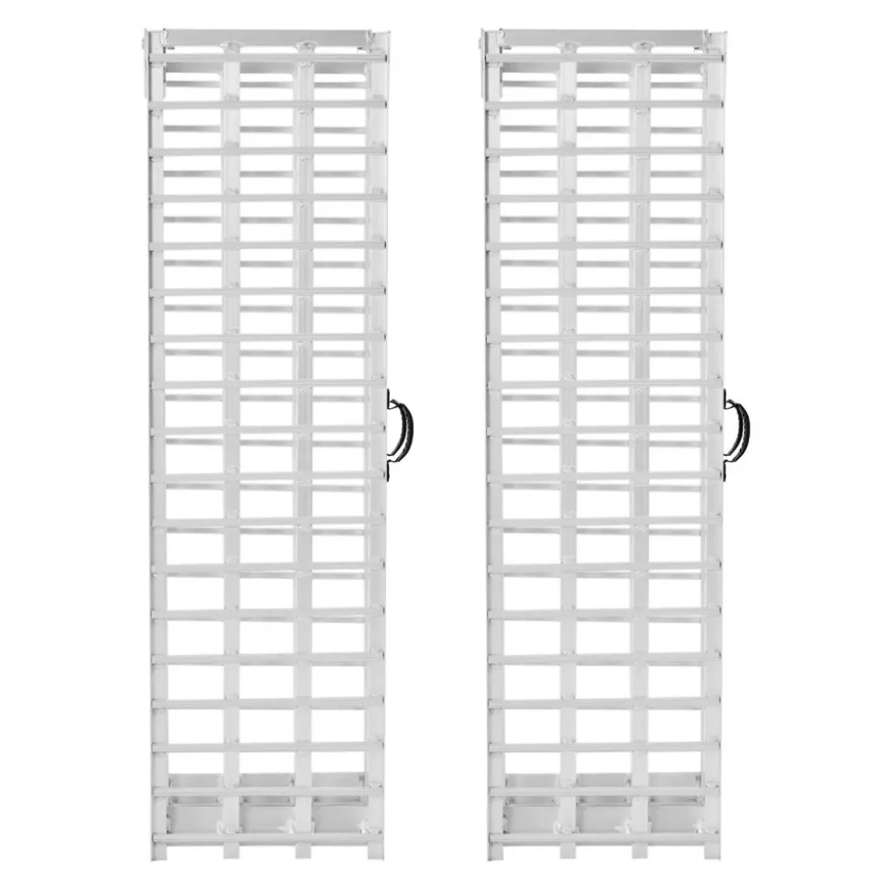 VEVOR Aluminum Ramps, 2000 lbs, 2Pcs Heavy-duty Ramps with Wider Ramp Surface, Universal Stable Loading Ramp with Handles, Fit for ATV, UTV, Motorcycle, Electric Bicycle, etc.