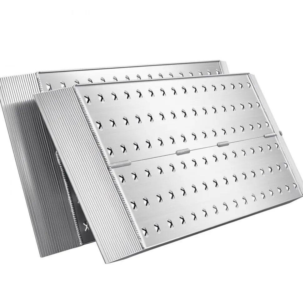 VEVOR Aluminum Trailer Ramps, 2PCS 39 x 12 in, Heavy-Duty ATV Ramp Set with Anti-Slip Plates, 3000LBS Combined Capacity Loading Ramps for Motorcycles, Lawn Mowers, Farm Tractors, Carts