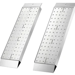 VEVOR Aluminum Trailer Ramps, 2PCS 39 x 12 in, Heavy-Duty ATV Ramp Set with Anti-Slip Plates, 3000LBS Combined Capacity Loading Ramps for Motorcycles, Lawn Mowers, Farm Tractors, Carts