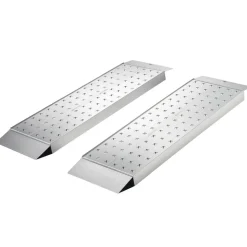 VEVOR Aluminum Trailer Ramps, 2PCS 39 x 12 in, Heavy-Duty ATV Ramp Set with Anti-Slip Plates, 3000LBS Combined Capacity Loading Ramps for Motorcycles, Lawn Mowers, Farm Tractors, Carts