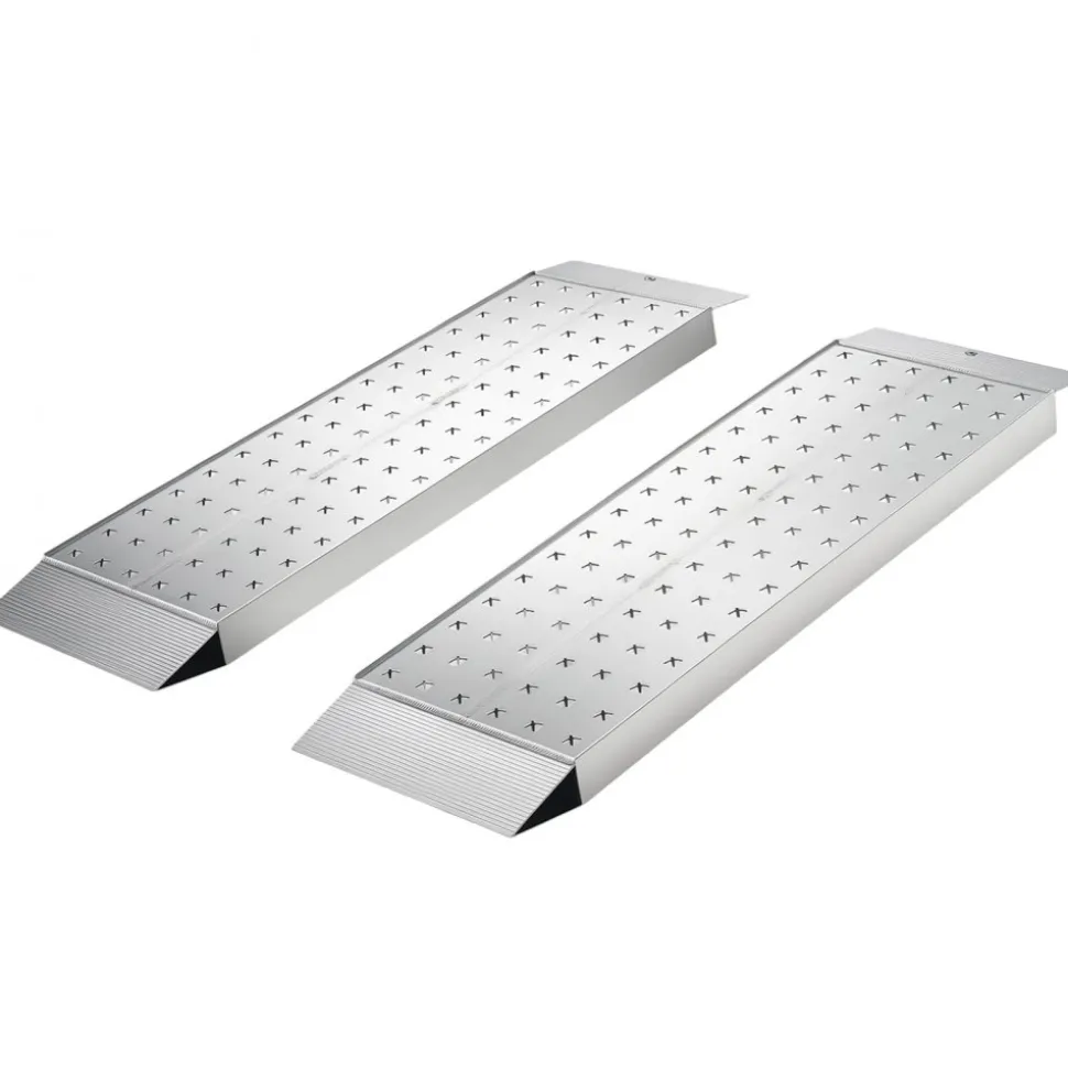 VEVOR Aluminum Trailer Ramps, 2PCS 39 x 12 in, Heavy-Duty ATV Ramp Set with Anti-Slip Plates, 3000LBS Combined Capacity Loading Ramps for Motorcycles, Lawn Mowers, Farm Tractors, Carts