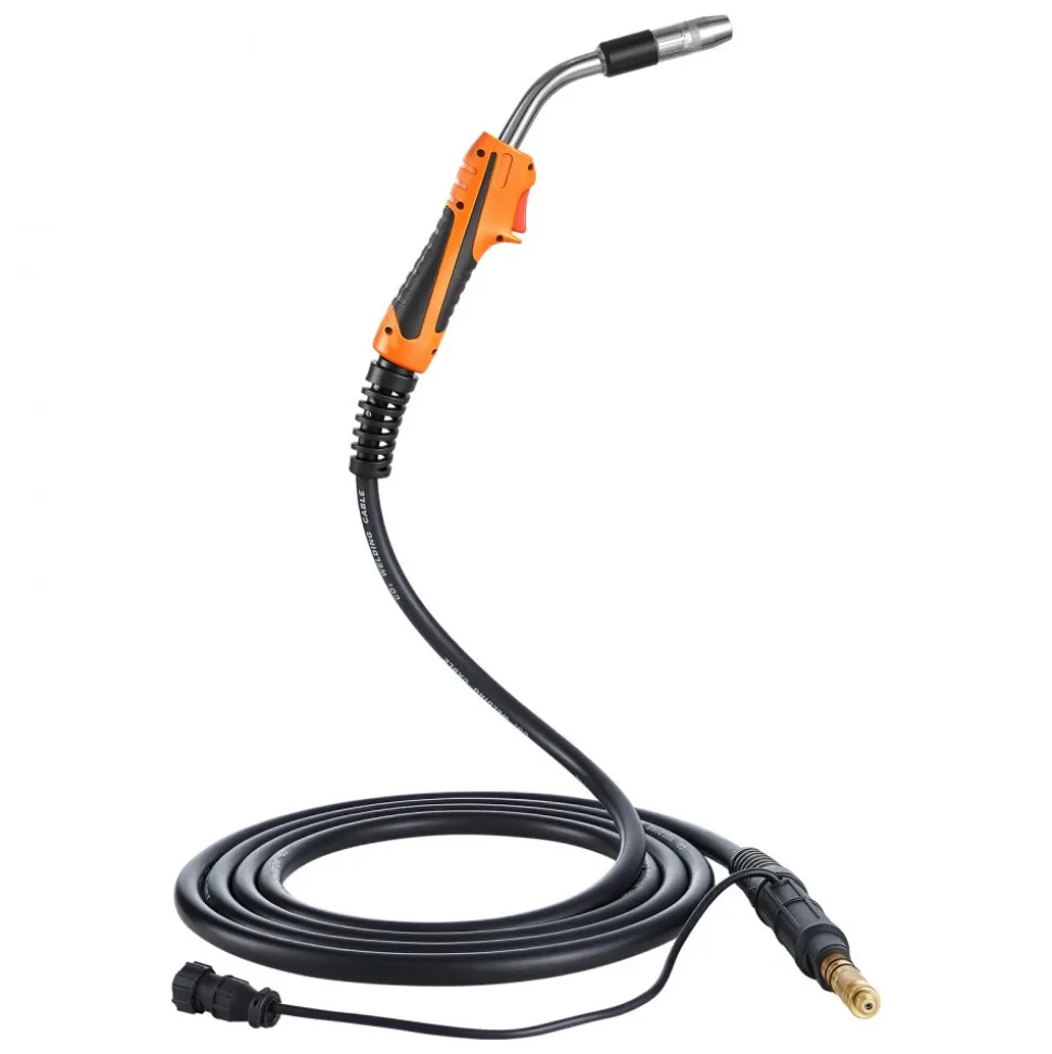 VEVOR 250A MIG Welding Gun with 15FT Cable, Replacement for Lincoln Magnum Pro 250L - with 7PCS Mig Welding Contact Tips