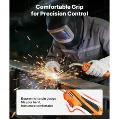 VEVOR 250A MIG Welding Gun with 15FT Cable, Replacement for Lincoln Magnum Pro 250L - with 7PCS Mig Welding Contact Tips