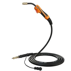 VEVOR 150A MIG Welding Gun with 15FT Cable, Replacement for Miller M-15/M-150 (249041) - with 5PCS Mig Welding Contact Tips