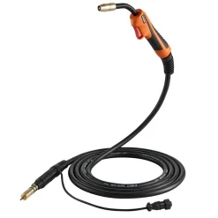 VEVOR 150A MIG Welding Gun with 15FT Cable, Replacement for Miller M-15/M-150 (249041) - with 5PCS Mig Welding Contact Tips