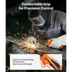 VEVOR 150A MIG Welding Gun with 15FT Cable, Replacement for Miller M-15/M-150 (249041) - with 5PCS Mig Welding Contact Tips