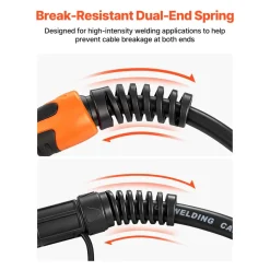 VEVOR 100A MIG Welding Gun with 10FT Cable, Replacement for Lincoln Magnum 100L (K530-5) - with 11PCS Mig Welding Contact Tips