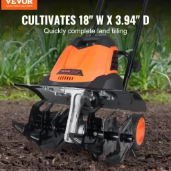 VEVOR 12 Amp Electric Tiller, 18