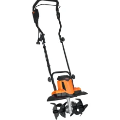 VEVOR 10 Amp Electric Tiller, 14" Tilling Width 3.94" Tilling Depth Corded Electric Tiller/Cultivator, Steel Mn Tines, Rototiller for Garden Lawn Soil Digging