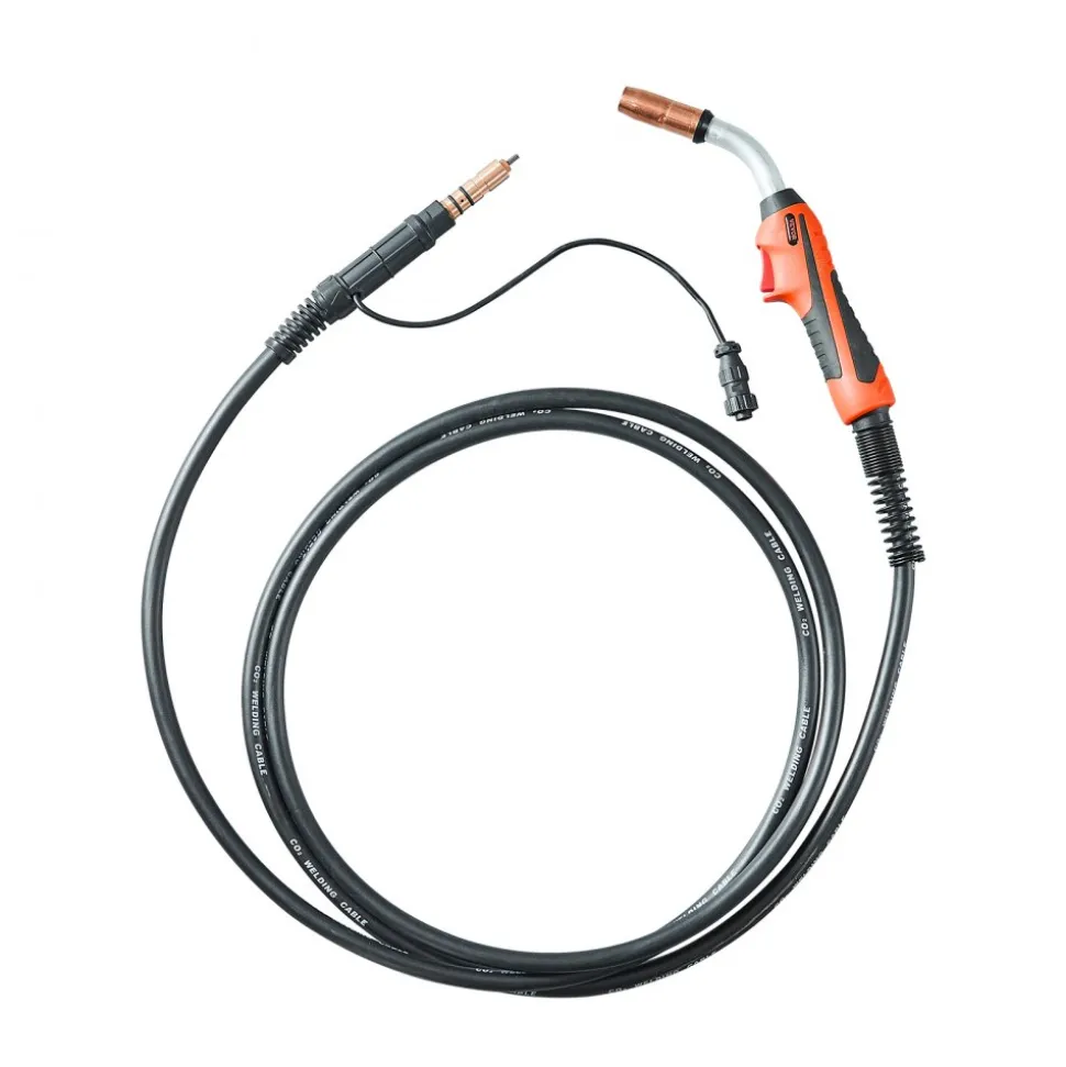 VEVOR 250Amp Mig Welding Gun with 15FT Cable, Compatible with Millermatic 200, 210, 212, 250, 250X, 251, 252 Welders, Suitable for 0.030", 0.035" and 0.045" Welding Wires