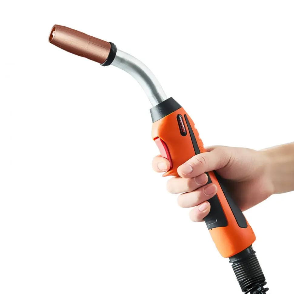 VEVOR 250Amp Mig Welding Gun with 15FT Cable, Compatible with Millermatic 200, 210, 212, 250, 250X, 251, 252 Welders, Suitable for 0.030", 0.035" and 0.045" Welding Wires